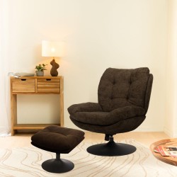 Repose pied Magnum marron Black