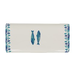 Plat rectangle Kyanos 35x16 cm
