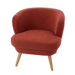 Fauteuil Dagmard Brique