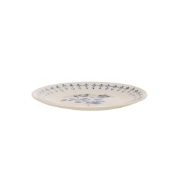 Assiette à dessert Appoline bleue 21 cm (lot de 6)