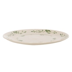 Plat rond Appoline vert 32 cm