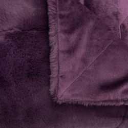 Plaid luxe 130x170 prune