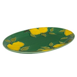 Plat ovale Lemon 39x28 cm