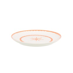 Assiette à dessert Tamara orange 20 cm (lot de 6)