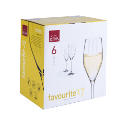Flûte à Champagne Favourite Optic 17 cl (lot de 6)