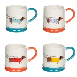 Coffret de 4 mugs Tecky 31 cl