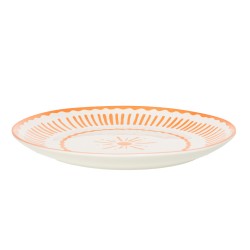 Assiette de présentation orange Tamara 33 cm