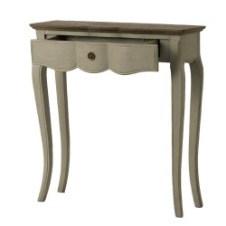 Petite console beige Maddy 80x25 bois de Mindi