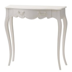 petite console blanc casse apo