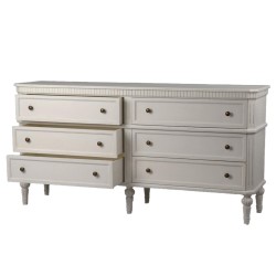 Commode double Léonie 6 tiroirs en kit