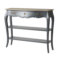 console grise 1 tiroir 2 nivea