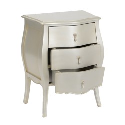 Mini chevet silver Murano