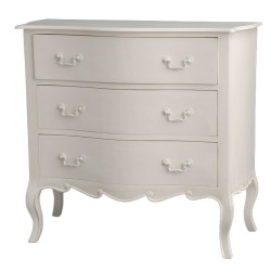 Commode 3 tiroirs blanc...