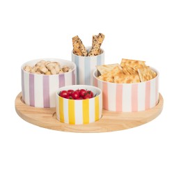 Service apéritif 4 pièces Bandol 29,5 cm