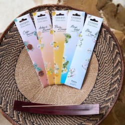 Encens indiens 20 bâtonnets Ambre et Baumes