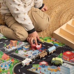 Set de véhicules avec tapis