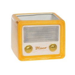 cache pot radio retro