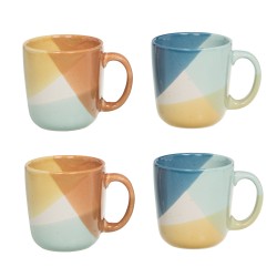Coffret de 4 mugs Graphi 39 cl