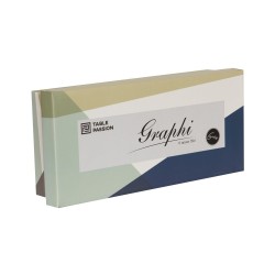 Coffret de 6 tasses Graphi 18 cl