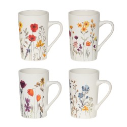 Coffret de 4 mugs IRIS 38 cl