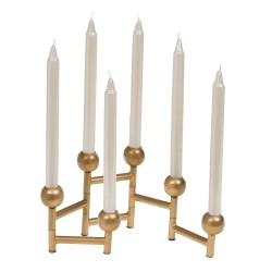 Bougeoir de table en aluminium