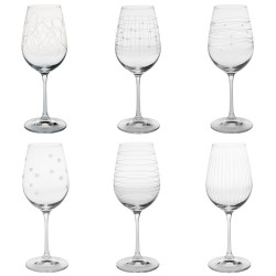Coffret de 6 verres à pied...