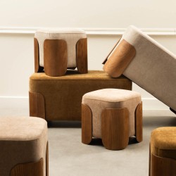 Banc Aubepine marron