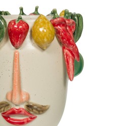 Vase Visage Légumes grand modèle