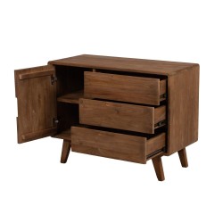 Buffet 1 porte 3 tiroirs