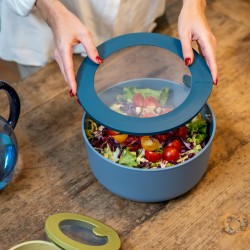 Boîte ronde M store and more bleu 85 cl