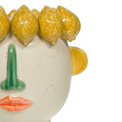 Vase visage citron petit modèle
