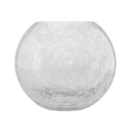 Vase boule craquelé 20 cm