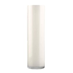 Vase cylindrique 52 cm blanc