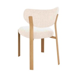 Chaise Dino chêne (lot de 2)