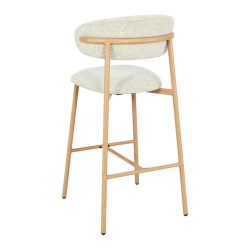Tabouret de bar Curve chêne (lot de 2)