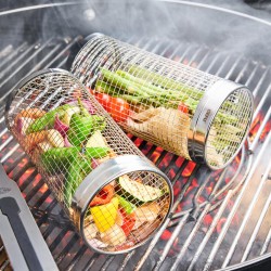 Panier en rouleau pour barbecue