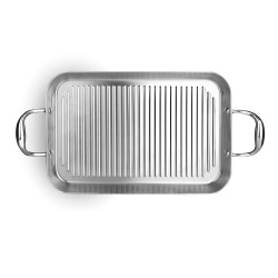 Grill plancha triply 38 x 25 cm natural