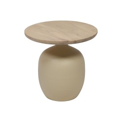 Bout de canapé blanc Lidia