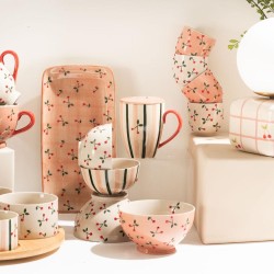 Lampe chevet Maya cerise