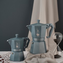 MOKA EXCLUS INDUC 6 CUPS GRIS