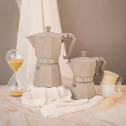 Moka exclusive octogonal induction 6 tasses sable