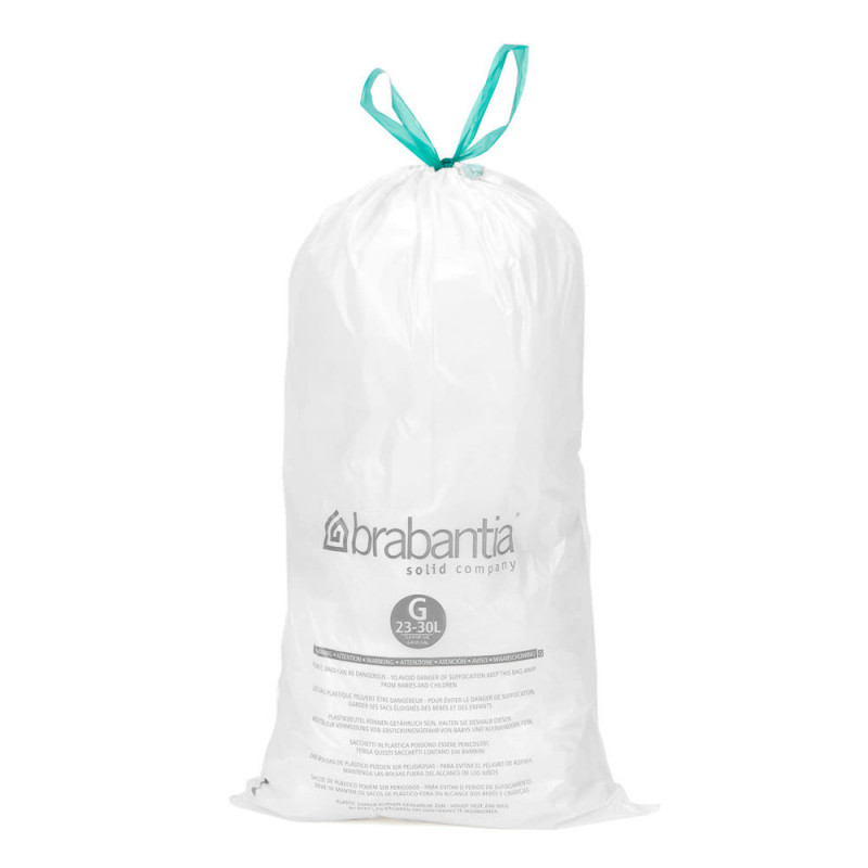 Brabantia sac poubelle 12 litres code X - Boîte 12 x 20 pièces