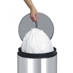 Rouleau de 10 sacs poubelle 45 litres blanc