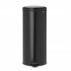 BRABANTIA Poubelle à pédale NEWLCON - Noir mat - 30 L