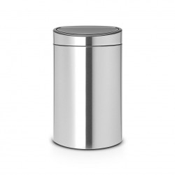 Touch bin New matt steel...