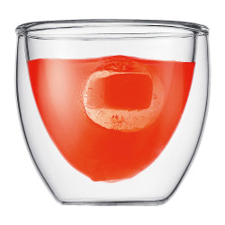 Set de 2 verres 8 cl double parois