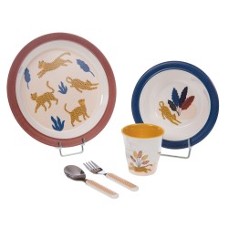 Coffret déjeuner 5 pièces Liam dans la Savane