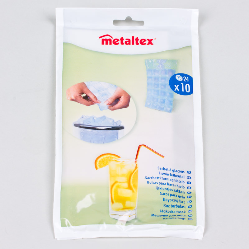 METALTEX - 10 sacs à glaçons jetables