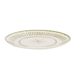 Assiette de présentation verte Tamara 33 cm