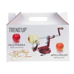 Pèle pommes à ventouse rouge